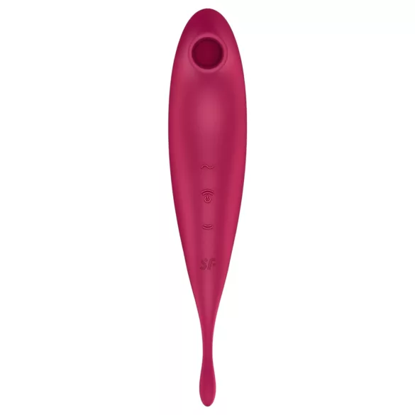 Satisfyer Twirling Pro - wibrator łechtaczkowy sterowany aplikacją (czerwony)