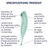 Satisfyer Twirling Pro - wibrator łechtaczkowy sterowany aplikacją (miętowy)
