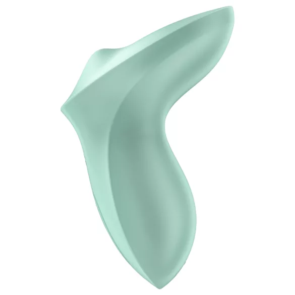 Satisfyer Exciterrr - wibrator łechtaczkowy obrotowy z perełkami - zielony