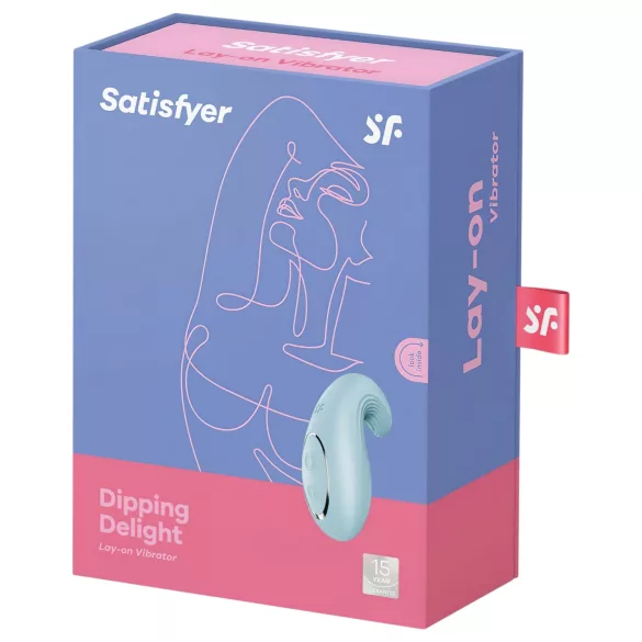 Satisfyer - wibrator łechtaczkowy akumulatorowy - niebieski
