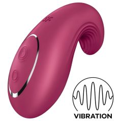 Satisfyer - wibrator łechtaczkowy akumulatorowy - czerwony