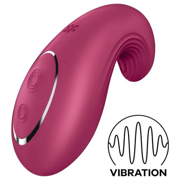 Satisfyer Dipping Delight - wibrator łechtaczkowy z akumulatorem (czerwony)