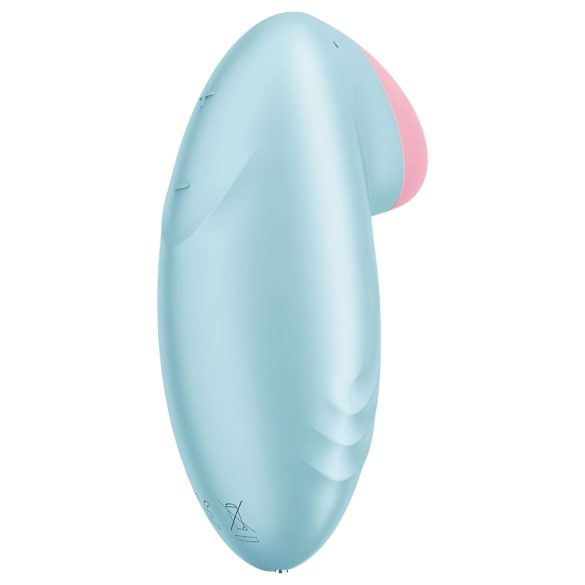 Satisfyer - wibrator do łechtaczki z aplikacją - silikon niebieski