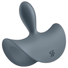   Satisfyer - wibrator analny dla początkujących - 2 tryby - silikon szary