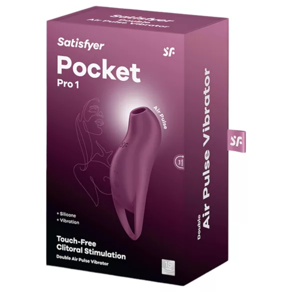 Satisfyer Pocket Pro 1 - stymulator łechtaczki na fale powietrzne - akumulator