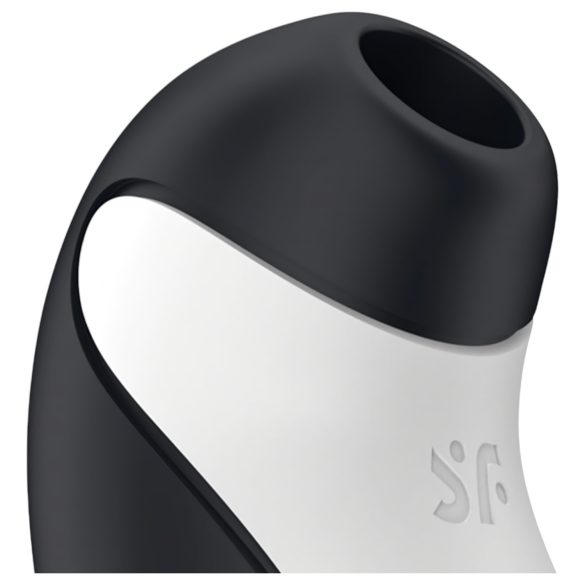 Satisfyer Orca - stymulator łechtaczki fale powietrzne wodoodporny czarno-biały