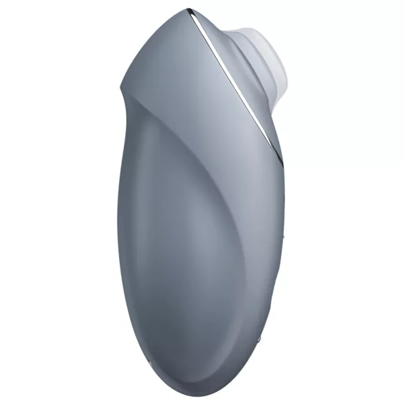 Satisfyer Tap & Climax 1 - wibrator do łechtaczki 2w1 - szary