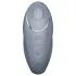 Satisfyer Tap & Climax 1 - wibrator do łechtaczki 2w1 - szary