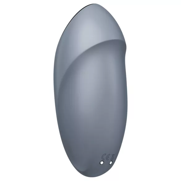 Satisfyer Tap & Climax 1 - wibrator do łechtaczki 2w1 - szary