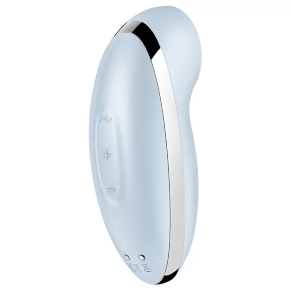 Satisfyer Tap & Climax 2 - stymulator łechtaczki i wibrator 2w1 - niebieski