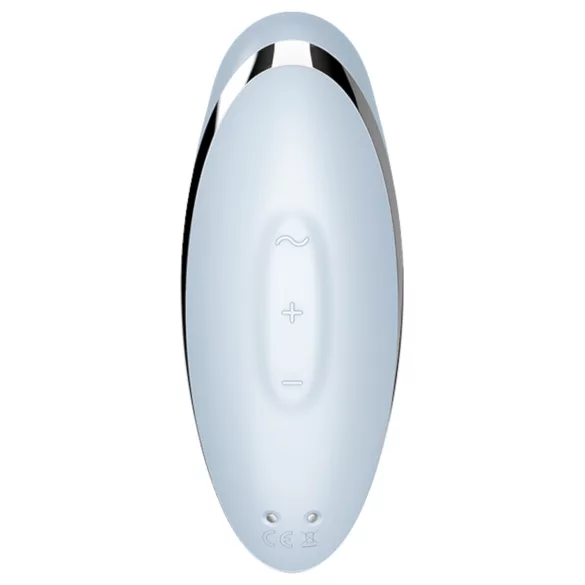 Satisfyer Tap & Climax 2 - stymulator łechtaczki i wibrator 2w1 - niebieski