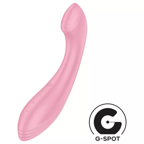 Satisfyer G-Force - wibrator do punktu G - wodoodporny, akumulator, różowy