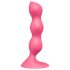 Satisfyer Triple Ball-R - wibrujące kulki analne - perełki - silikon - różowy