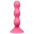 Satisfyer Triple Ball-R - wibrujące kulki analne - perełki - silikon - różowy
