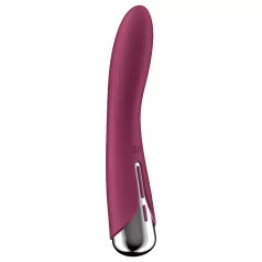   Satisfyer - wibrator do punktu G z obrotową głowicą - czerwony