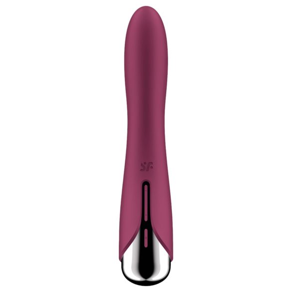 Satisfyer - wibrator do punktu G z obrotową głowicą - czerwony