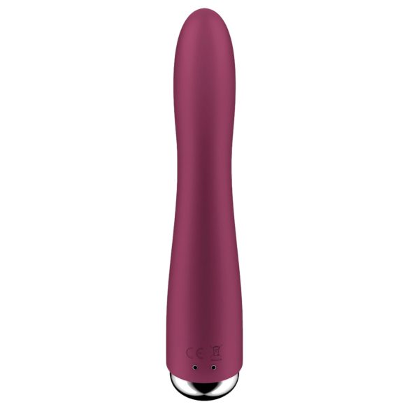 Satisfyer - wibrator do punktu G z obrotową głowicą - czerwony