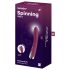 Satisfyer - wibrator do punktu G z obrotową głowicą - czerwony