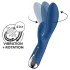 Satisfyer Spinning Rabbit 1 - wibrujący króliczek z obrotowym ramieniem łechtaczki (niebieski)