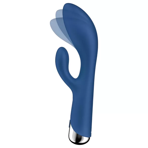 Satisfyer Spinning Rabbit 1 - wibrujący króliczek z obrotowym ramieniem łechtaczki (niebieski)
