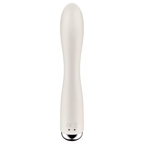 Satisfyer Spinning Rabbit 1 - wibrator króliczek z obrotową łechtaczką - beżowy