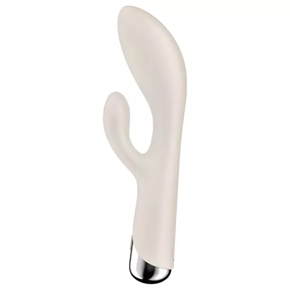 Satisfyer Spinning Rabbit 1 - wibrator króliczek z obrotową łechtaczką - beżowy