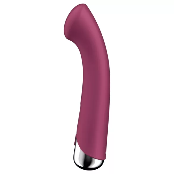 Satisfyer Spinning G-Spot 1 - wibrator do punktu G z obrotową głowicą - czerwony