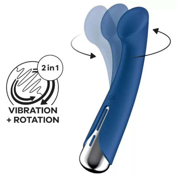 Satisfyer Spinning G-Spot 1 - wibrator do punktu G z rotującą głowicą