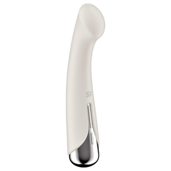 Satisfyer Spinning G-Spot 1 - obrotowy wibrator na punkt G (beżowy)
