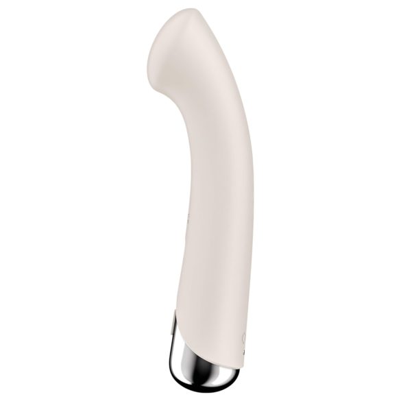 Satisfyer Spinning G-Spot 1 - obrotowy wibrator na punkt G (beżowy)