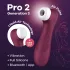 Satisfyer Pro 2 Gen3 - sterowany aplikacją stymulator łechtaczki z falami powietrza (czerwony)
