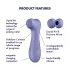 Satisfyer Pro 2 Gen3 - sterowany aplikacją stymulator łechtaczki z falami powietrza (fioletowy)
