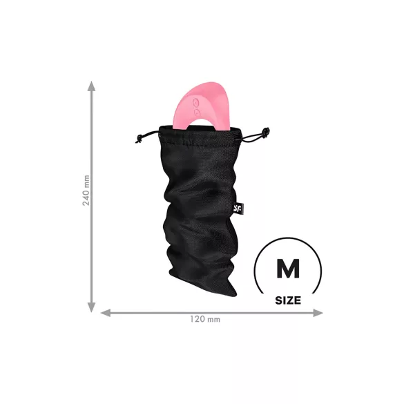 Satisfyer - worek do przechowywania - średni - czarny