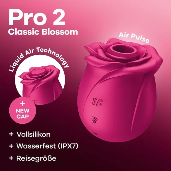 Satisfyer Pro 2 Classic Blossom - stymulator łechtaczki na fale powietrzne