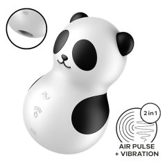   Satisfyer Pocket Panda - stymulator łechtaczki z falami powietrza - czarny