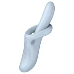  Satisfyer Heat Flex 4 - rozgrzewający wibrator z ramieniem łechtaczkowym (srebrny)