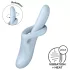 Satisfyer Heat Flex 4 - wibrator z nagrzewającym się ramieniem łechtaczkowym (niebieski)