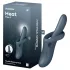 Satisfyer Heat Flex 4 - podgrzewany wibrator z ramieniem łechtaczkowym (szary)