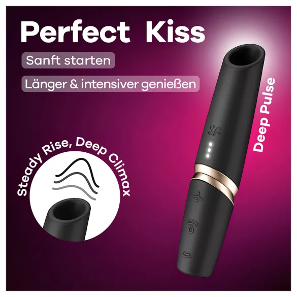 Satisfyer - wibrator do łechtaczki - mini - czarny