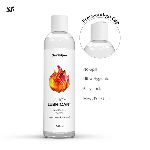 Satisfyer - lubrykant intymny z efektem rozgrzewającym - 300ml