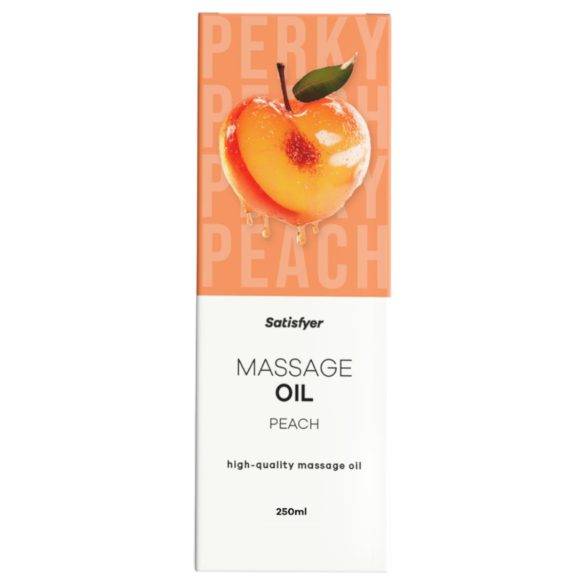 Satisfyer - olejek do masażu - brzoskwinia - 250ml
