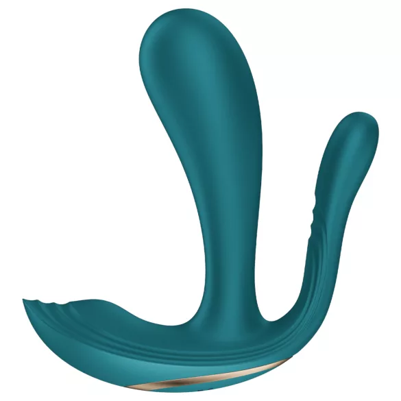Satisfyer Top Secret+ - 3-ramienny, noszony w majtkach wibrator (zielony)