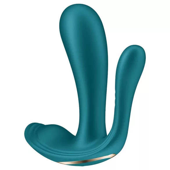 Satisfyer Top Secret+ - 3-ramienny, noszony w majtkach wibrator (zielony)
