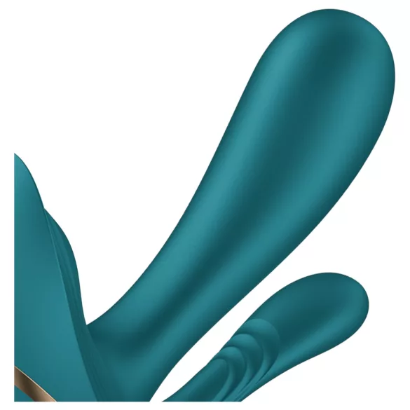 Satisfyer Top Secret+ - 3-ramienny, noszony w majtkach wibrator (zielony)