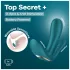 Satisfyer Top Secret+ - 3-ramienny, noszony w majtkach wibrator (zielony)