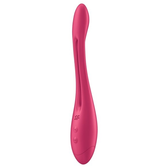 Satisfyer - wibrator dla par - elastyczny - silikon różowy