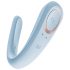 Satisfyer Double Classic - wibrator dla par (niebieski)