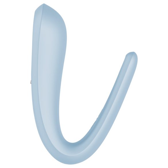 Satisfyer Double Classic - wibrator dla par (niebieski)