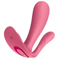   Satisfyer Top Secret+ - noszony wibrátor punktu G i analny (różowy)