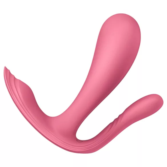 Satisfyer Top Secret+ - noszony wibrátor punktu G i analny (różowy)